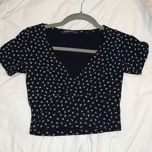 Brandy floral crop top